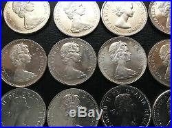 Canada Silver Dollars $1 0.6 oz 20 Mixed dates AU/BU/ PL CD20