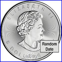 Canada Silver Maple Leaf 1 oz $5 BU Ten 10 Coins Random Date