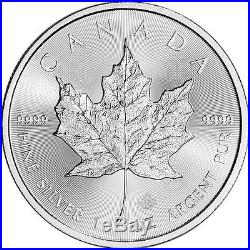Canada Silver Maple Leaf (1 oz) $5 Random Date 4 Rolls 100 BU Coins 4 Tubes