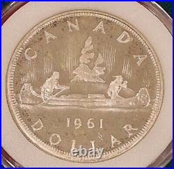 Canada UNC Silver Dollar Collection 1961-1967