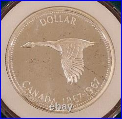 Canada UNC Silver Dollar Collection 1961-1967