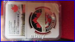 Canada's Coast $20 Dollar 9999 Silver Coin Colorized Arctic Coast 2017 NGC PF69