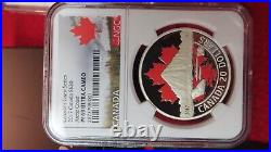 Canada's Coast $20 Dollar 9999 Silver Coin Colorized Arctic Coast 2017 NGC PF69