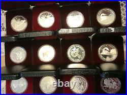 Canada silver dollars 12 pieces