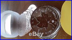 Canadian Silver Maple Leaf (25 coins per tube) Uncirculated