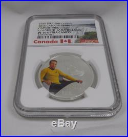Complete Set! 2016 Canada $10 Star Trek PF70 UC NGC Early Releases