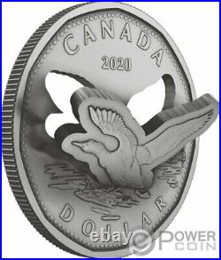 FLYING LOON 2 Oz Silver Coin 1$ Canada 2021