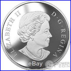 GREAT GREY WOLF Zentangle Art 2 Oz Silver Coin 30$ Canada 2017