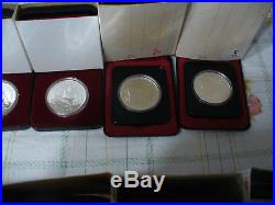 Huge Lot Of 20 1974-1979 Canada Silver Dollars Coins High Grades