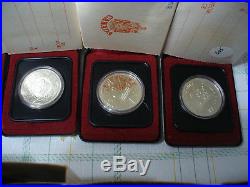 Huge Lot Of 20 1974-1979 Canada Silver Dollars Coins High Grades