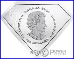 JUSTICE LEAGUE SHIELD DC Comics Originals 10 Oz Silver Coin 100$ Canada 2018