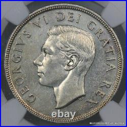 Key Date Ngc Unc Details 1948 Canada Silver Dollar King George VI Voyageur $1