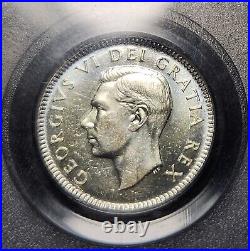 Key Date Silver 1948 Canada 10 Cents Dime PCGS MS64 OGH