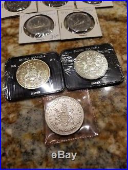 Lot Of 31 Canadian Silver Dollars Proof Uncirculated Various Canada