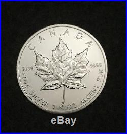 Lot Of (75) 2013 Canadian Silver Maple Leaf