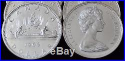 Lot of 10 1966 Canadian Silver Dollars GEM UNC, PROOF-LIKE NO RESERVE