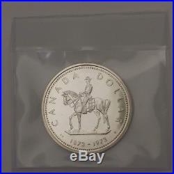 Lot of 10 1973 RCMP Mountie Canada Silver Dollars UNCIRCULATED #coinsofcanada