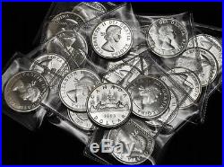 Lot of 20 1963 Canada Prooflike Uncirculated Silver Dollars