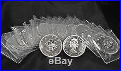 Lot of 20 1964 Canada Proof-Like Uncirculated Silver Dollars