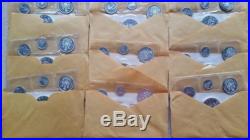 Lot of 25 Canadian Silver Proof like Sets Clean Envelopes 1965, 1967