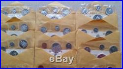 Lot of 25 Canadian Silver Proof like Sets Clean Envelopes 1965, 1967