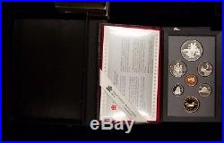 Lot of (27) 1974 1993 50% Canadian Silver Proof Sets withOGP