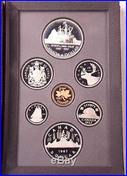 Lot of 9 Canada Proof Sets with Silver 1985-1987 1994-1997 & Special Edition Sets