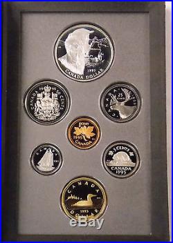 Lot of 9 Canada Proof Sets with Silver 1985-1987 1994-1997 & Special Edition Sets