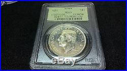 Make Offer 1951 Arn Prior Canada Silver Dollar $1 Coin Pcgs Ms63 Green Label