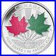 MAPLE_LEAF_FOREVER_1_Kg_Kilo_Red_Green_Enamel_Fine_Silver_Coin_250_Canada_2014_01_wu