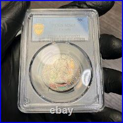 MS65 1963 50C Canada Silver Fifty Cents, PCGS Trueview- Vivid Rainbow Toned MS65 1963 50C Canada Silver Fifty Cents, PCGS Trueview- Vivid Rainbow Toned
