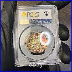 MS65 1966 50C Canada Silver Fifty Cents, PCGS Trueview- Pretty Rainbow Toned