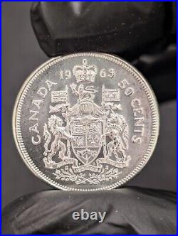 MS 1963 Canada Silver 50 Cent