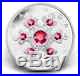 NO RESERVE MUST SELL! Canada 2009 Pink Crystal Snowflake Fine Silver coin