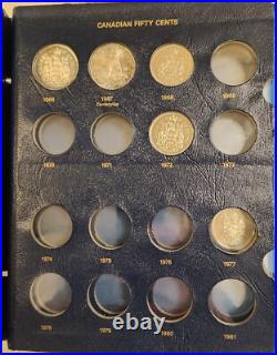 Nearly Complete (29) Coin 1937 1988 Canada Canadian Silver Half Dollar Set Nearly Complete (29) Coin 1937 1988 Canada Canadian Silver Half Dollar Set