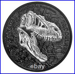 New Canada Rhodium-Plated $20 Coin 1 Oz Silver DISCOVERING DINOSAURS, 2021