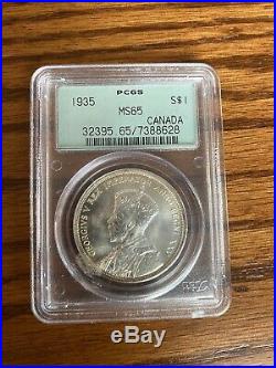 PCGS MS65 1935 Canada Silver Dollar