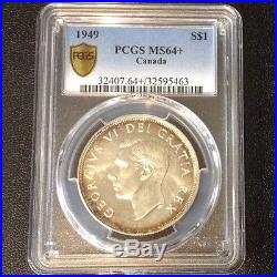 PCGS MS 64+ 1949 Canada Silver Dollar