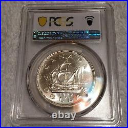 PCGS-MS 65 Canada 1949 George VI Dollar Silver Coin