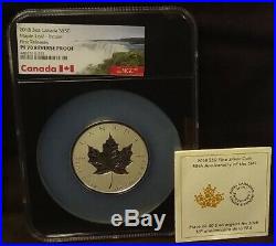PERFECT 2018 Canada 3oz Silver Maple Leaf INCUSE Rev Proof NGC PF70 1st Release