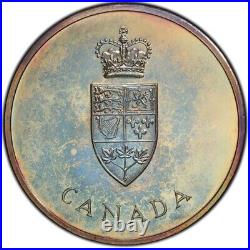 PL67 1967 Canada Silver Centennial Proof Medal, PCGS Trueview- Rainbow Toned PL67 1967 Canada Silver Centennial Proof Medal, PCGS Trueview- Rainbow Toned