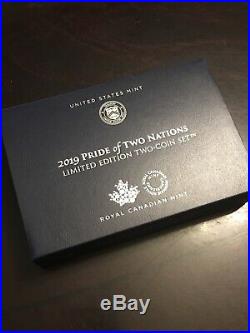 Pride of Two Nations 2019 Limited Edition Two-Coin Set Royal Canada Mint