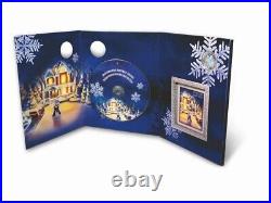 Rare Canada $1 Dollar Sterling Silver Snowflake Coin Loonie Carols, 2006