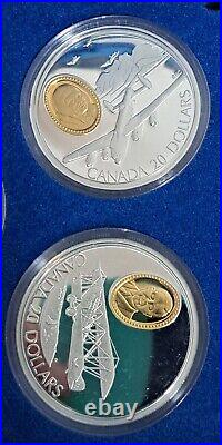 Rcm Powered Flight In Canada The First 50years 20$ Silver Series One Collection