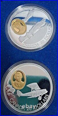 Rcm Powered Flight In Canada The First 50years 20$ Silver Series One Collection