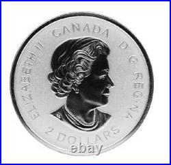 Roll (20 Coins) 2017 Canada $2 Devil's Brigade 1/2 Oz Silver Coins