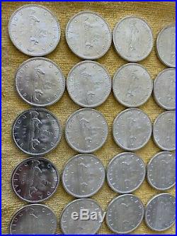 Roll Of 20 1965 Canada Silver Dollar Mint Like