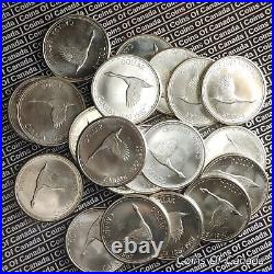 Roll Of 20 1967 Canada Silver Dollars UNCIRCULATED Coins 12oz #coinsofcanada