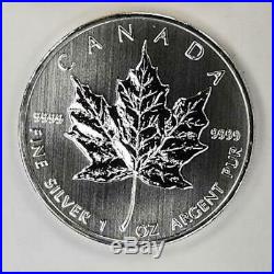 Roll of Canadian Silver Maple Leafs (Total of 25) coins Random Date