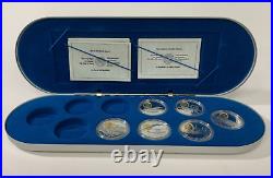 Royal Canadian Mint POWERED FLIGHT IN CANADA, 6 of 10 Coins & case, 92.5% silver